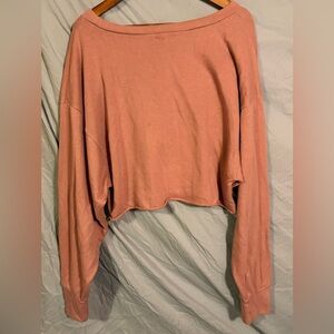 Active USA Dusty Rose Knit Top